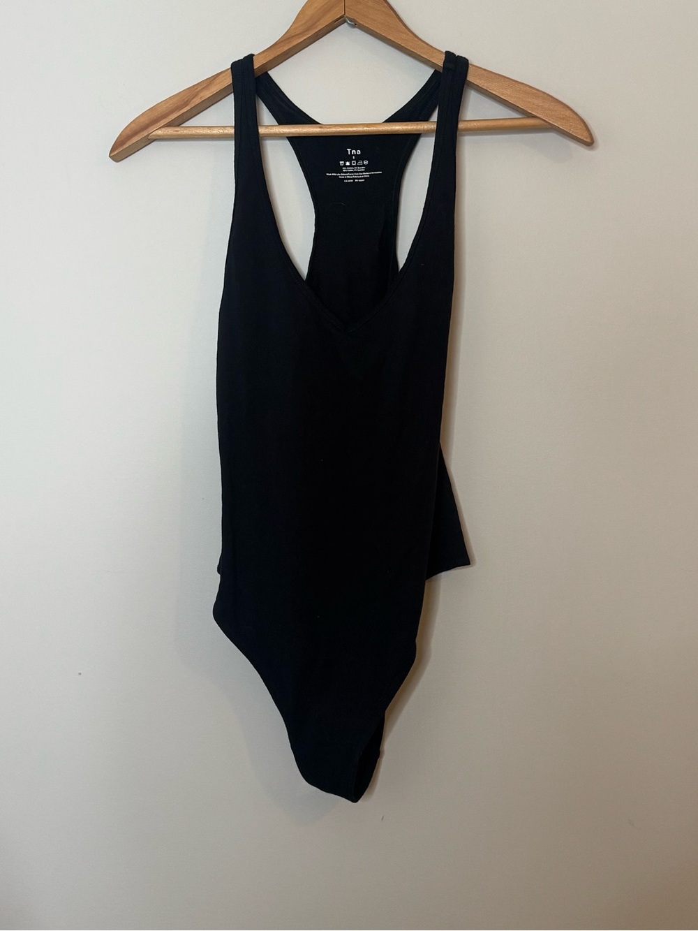 TNA Women’s Black Racerback Bodysuit